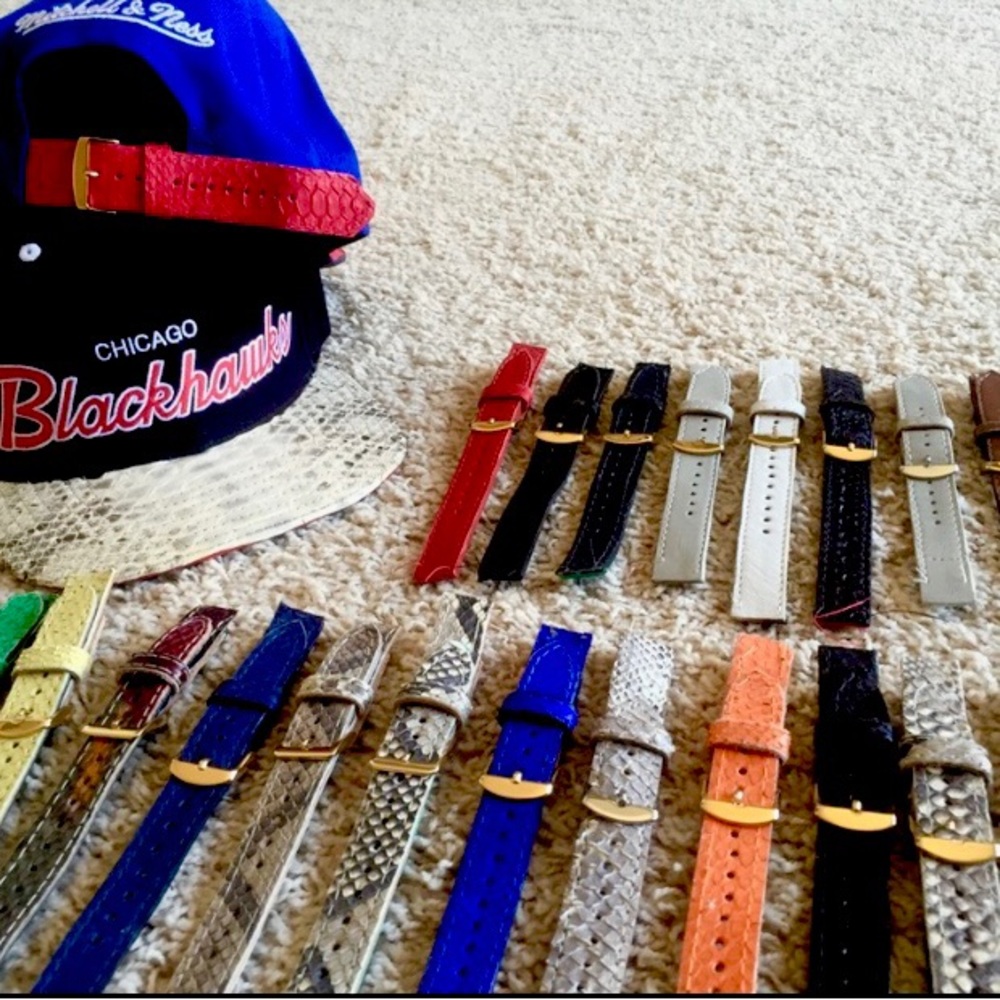 Snakeskin Hat Backstrap